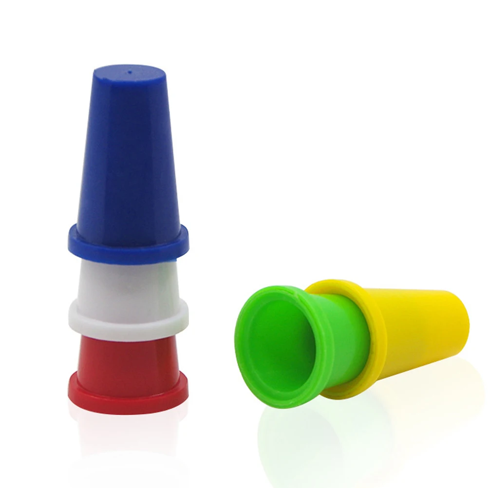 

20 PCS Knitting Needle Colored Thimble Bride Finger Cots Wadding Sewing Protector from