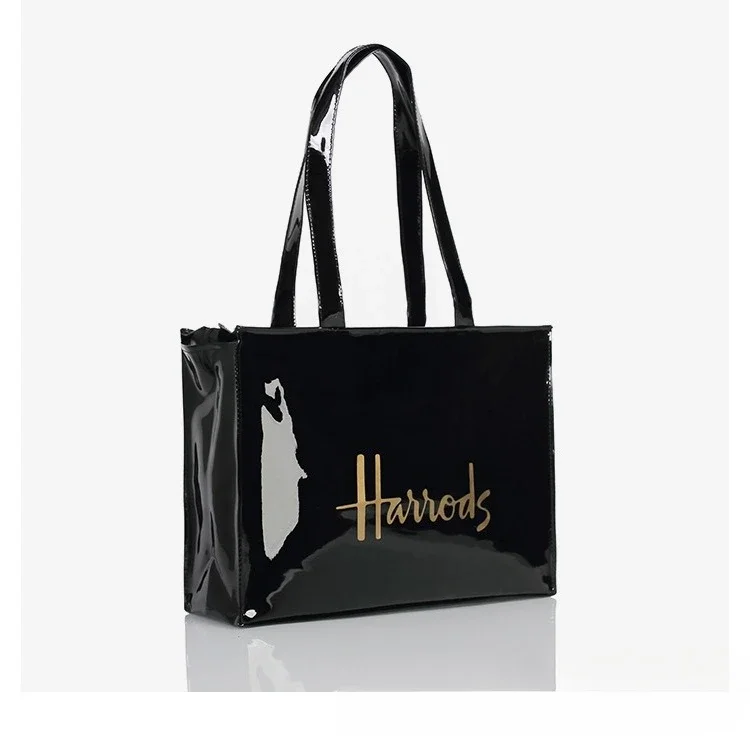 Cartoon-Print PVC Wasserdichte Tragetasche für Frauen, Lässige Tragbare Schulterhandtasche, Outdoor-Einkaufs- und Pendeltasche für den täglichen Gebrauch ﻿ – Detail 7