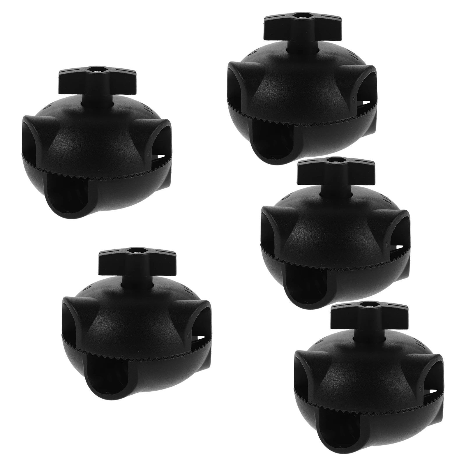 

5Pcs Universal Microphone Mount Clamp Secure Lock Mic Stand Accessory Horizontal Bar Holder for Stage Drum Setup