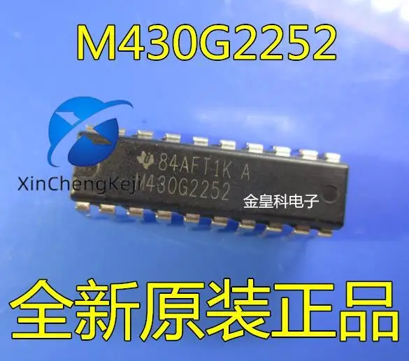 

10pcs original new M430G2252 MSP430G2252 MSP430G2252IN20 microcontroller PDIP20