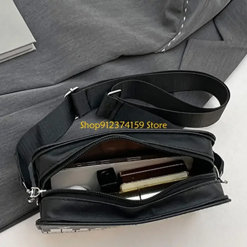 G5AE Creative Crossbody Bag with Distinctive Piano Note Pattern Shoulder Bags Satchel