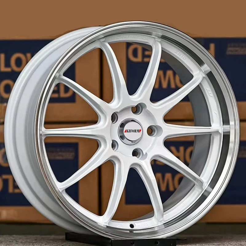 New Deep Dish Extra Wide Negative Offset Alloy Car Wheel Rims 17 18 19 Inch PCD 4x100 5x120 Aftermarket Modified Wheels