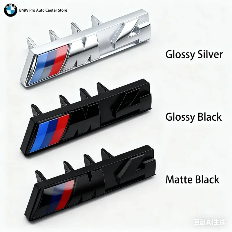 

3D ABS car front grille badge BMW E87 F20 F52 F23 F45 F46 E46 E90 E92 E93 Decorative Competition Edition M logo