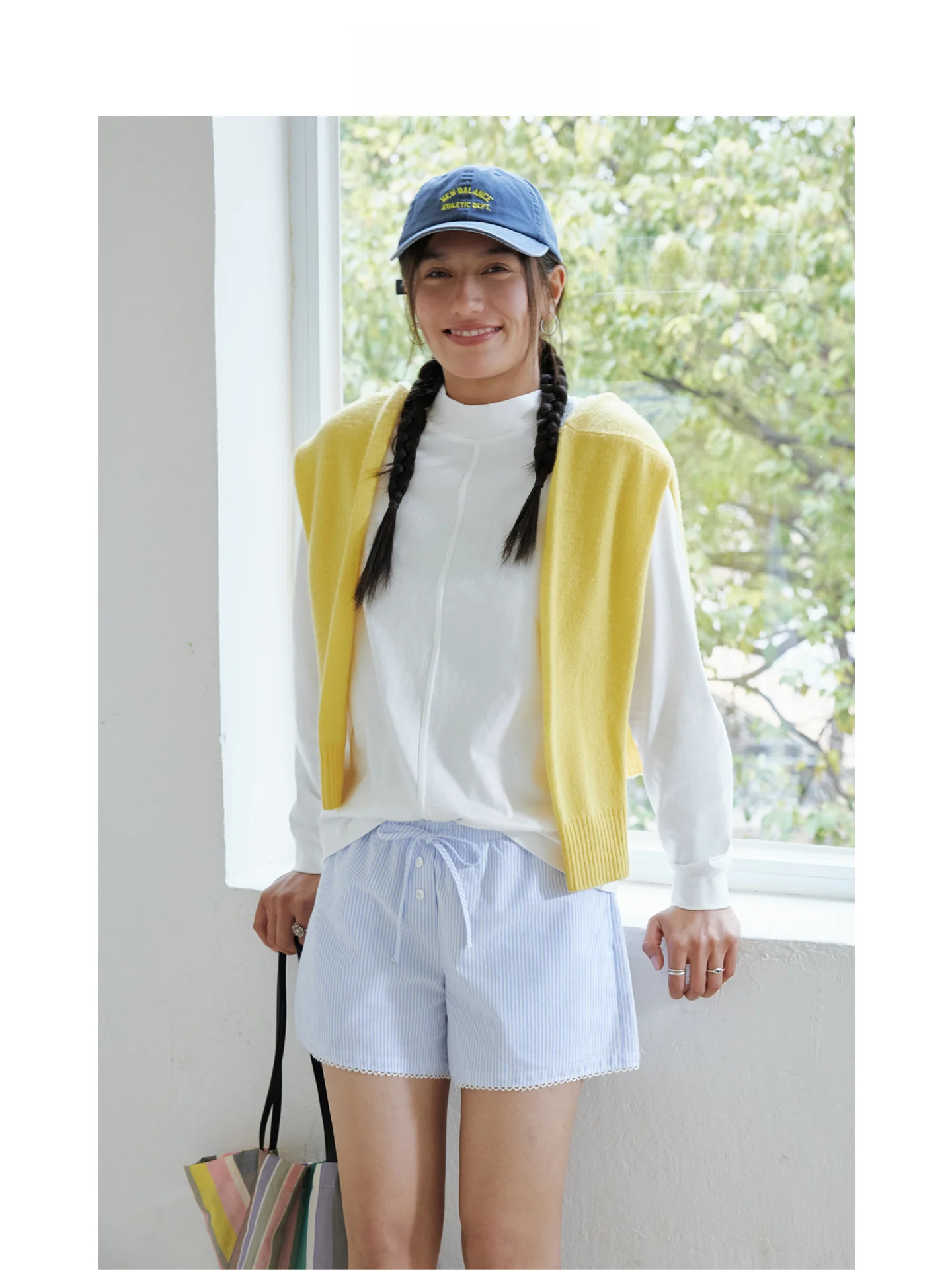 

Футболка EREMİN Classic: универсальная, хлопковая, с воротником-стойкой, повседневная, с рукавом до локтя, в минималистичном стиле, для женщин, однотонная, весенняя коллекция