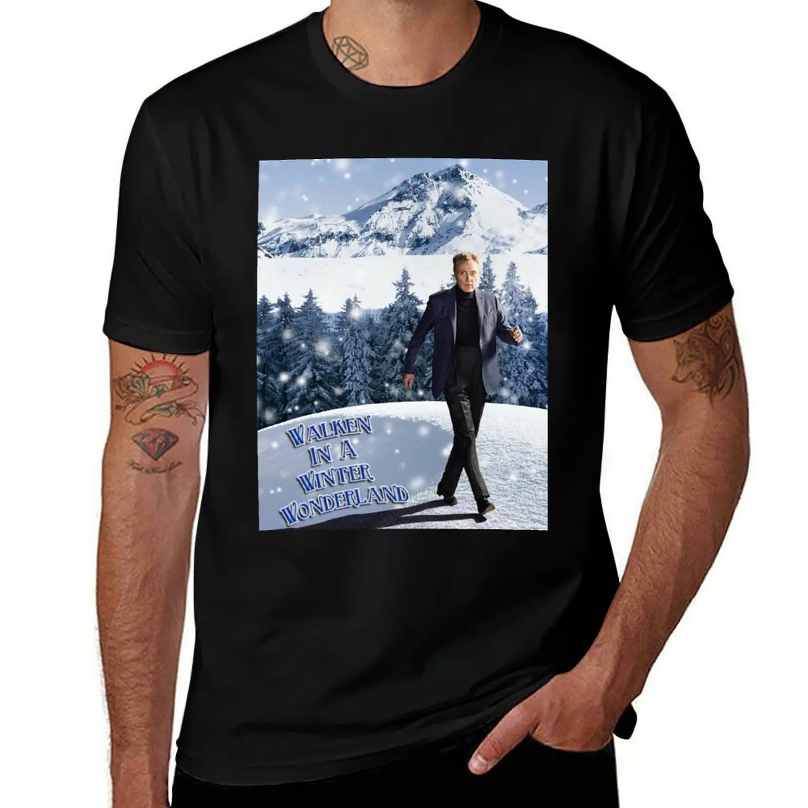 

Walken In A Winter Wonderland T-Shirt cotton tshirt 100% t shirts for man pack cotton