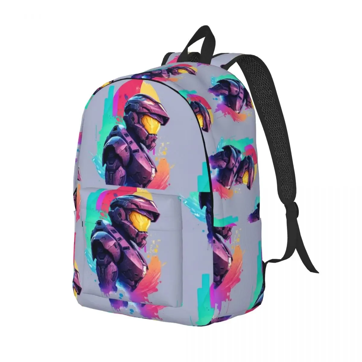 Halo voor meisjes jongens grote capaciteit studentenrugzak lichtgewicht waterdichte rugzak 15,7 inch 17,7 inch