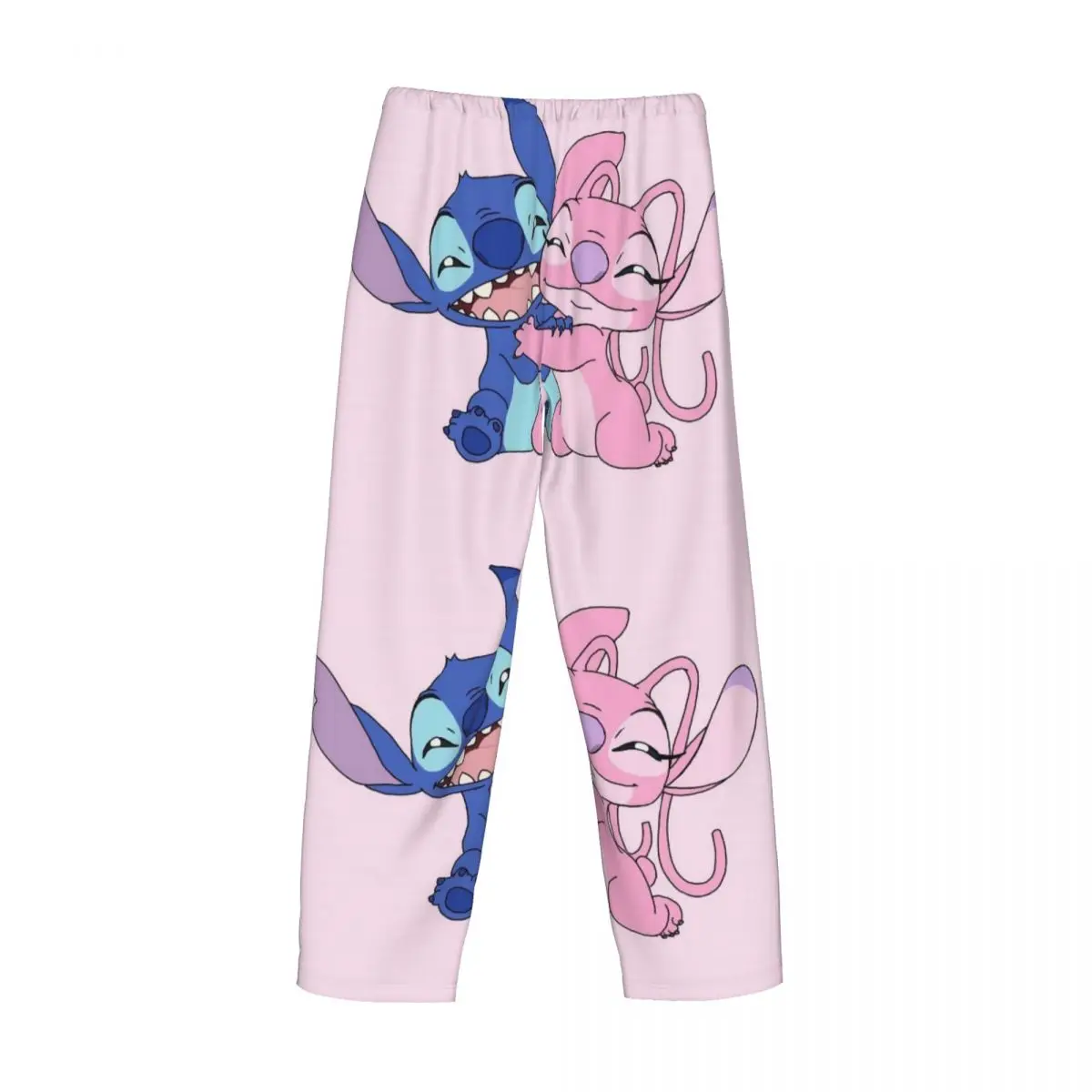 Pantaloni da pigiama personalizzati Lilo e Stitch Pigiami da uomo Pantaloni da notte elasticizzati con tasche