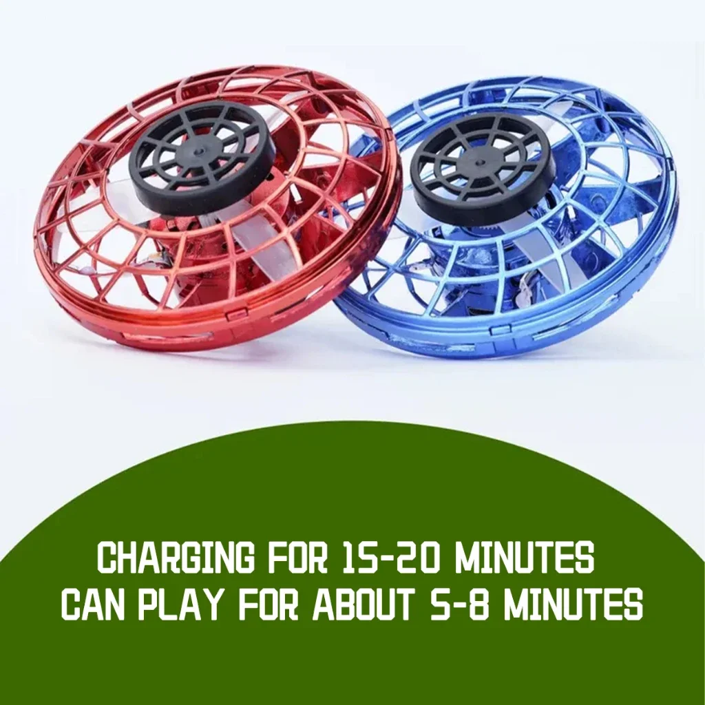 LED UFO Fidget Spinner ของเล่นมือควบคุมล้อเลื่อนพร้อมไฟเย็น - ของขวัญปาร์ตี้ฤดูร้อนในร่ม/กลางแจ้งสําหรับวัยรุ่นและผู้ใหญ่