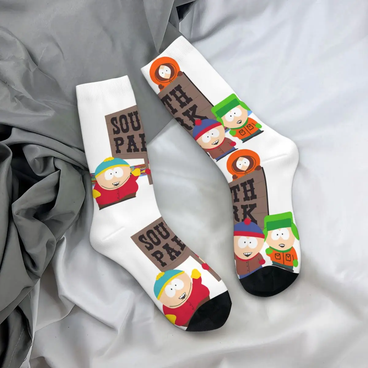 South Park Cartoon Charakter Unisex Wintersocken Outdoor Happy Socks Street Style Crazy Sock