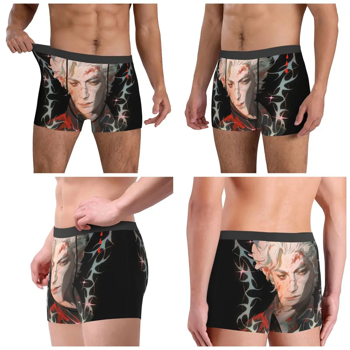 Трусы-боксеры, шорты Astarion для девочек, ужин Baldurs Gate, мужские дышащие трусы для мужчин, подарки бойфренду