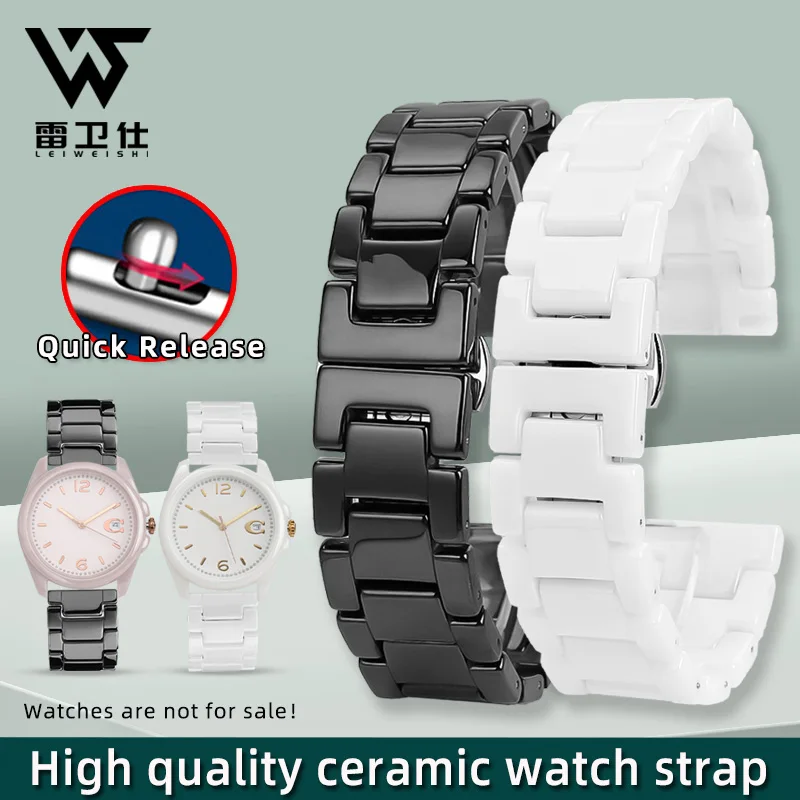 

14 16mm 18mm 20mm 21mm 22mm For Seiko Tissot Armani Citizen Omega Ck High Quality Ceramic Watch Strap men's And Women's Bracelet