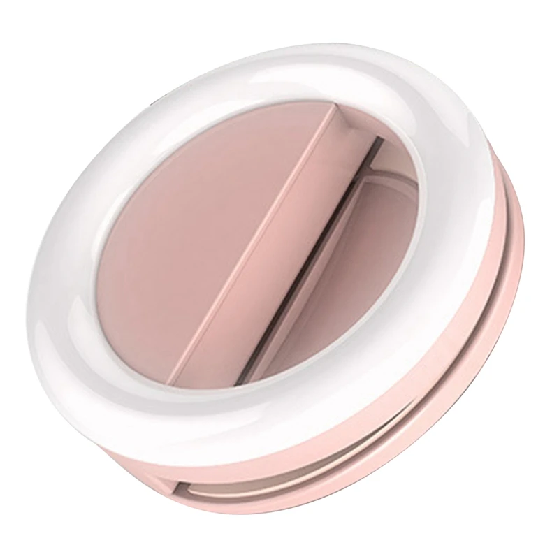 사진 밝기 조절 가능한 필 라이트, 셀카 링 라이트, 휴대폰 미니 LED 비디오 라이트, 아이폰, 삼성, 화웨이, 샤오미 범용