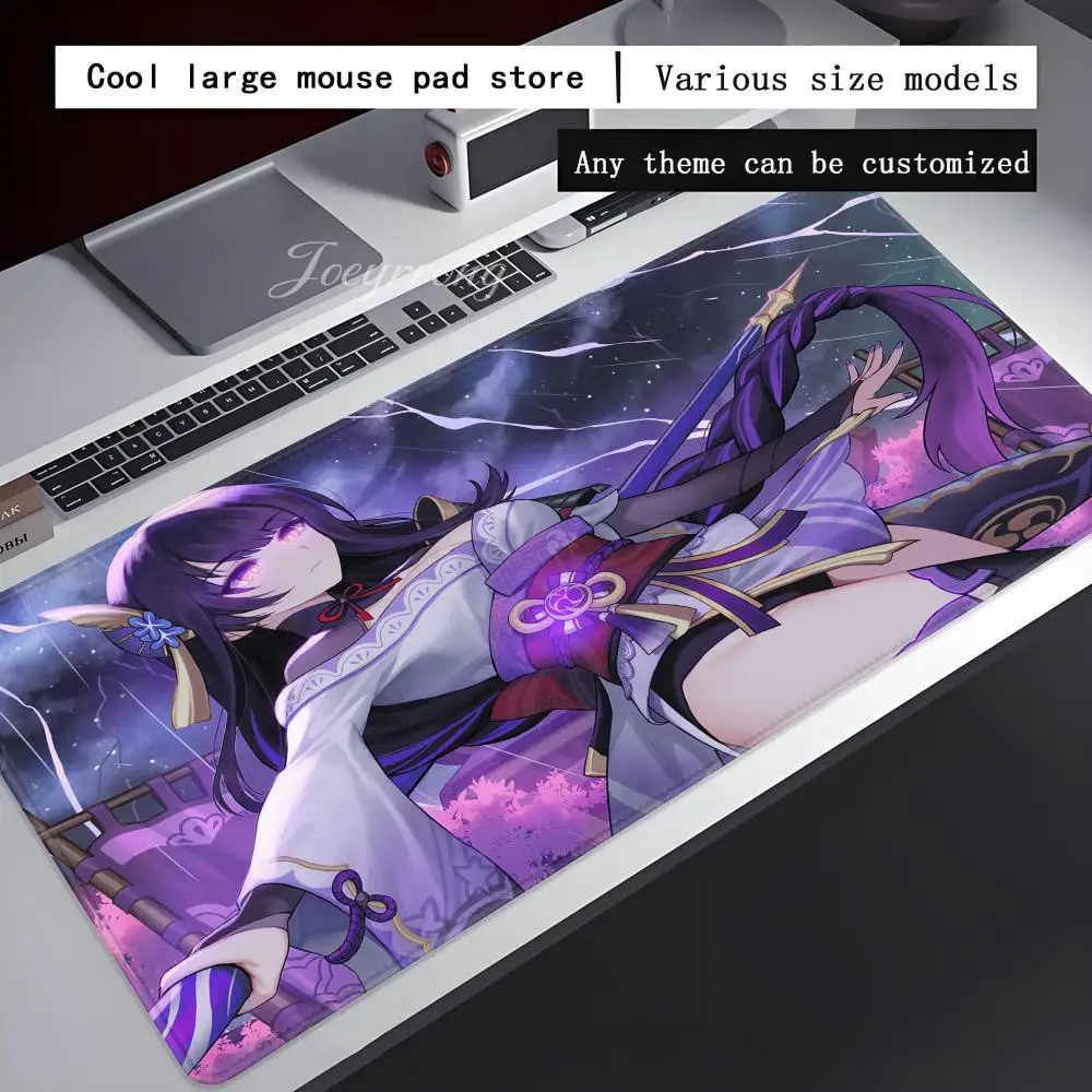 

Raiden Shogun Mouse Pad Mouse Pad Extended Gaming Keyboard Mats Large 90x40cm XXL Gamer Mousepad