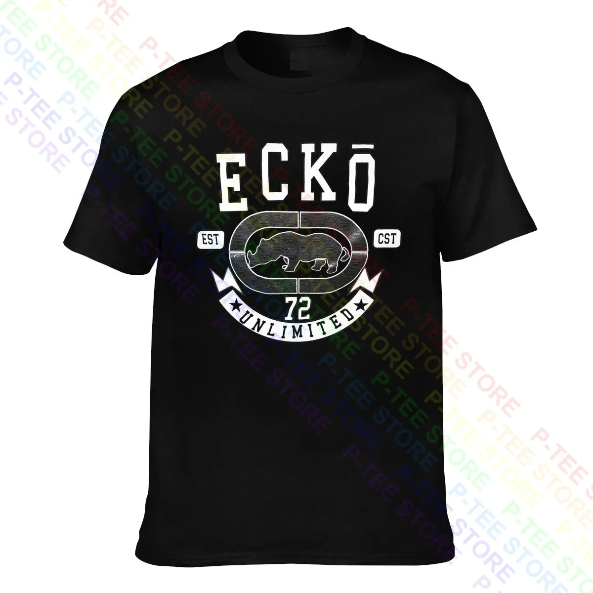 Ecko_Unltd Hip Hop Rhino T-shirt, Hip Hop T-shirt, estilo pop, camisa Hipster, vermelho, All-Match