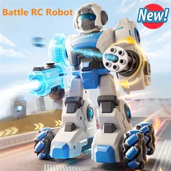 Electric Intelligent Remote Control Robot 2.4G Wireless Smart Programmable Robotic Two Control Fighting Robot RC Toy Car