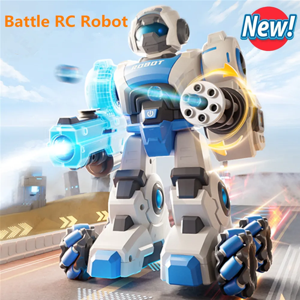 Electric Intelligent Remote Control Robot 2.4G Wireless Smart Programmable Robotic Two Control Fighting Robot RC Toy Car