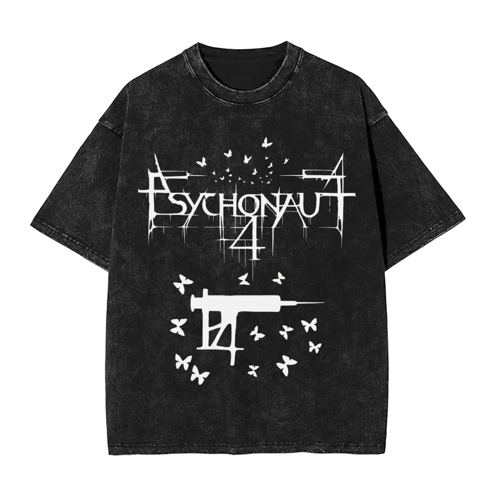 

Мужские футболки Psychonaut 4, топы с логотипом, летняя забавная футболка с короткими рукавами Y2K, хипстерская футболка с круглым вырезом и принтом, дешевая