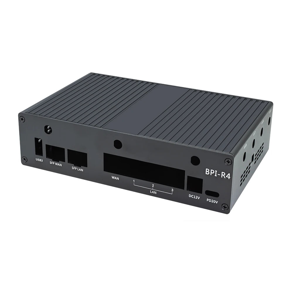 Metal Case para Banana Pi, BPI-R4, Development Board Acessórios