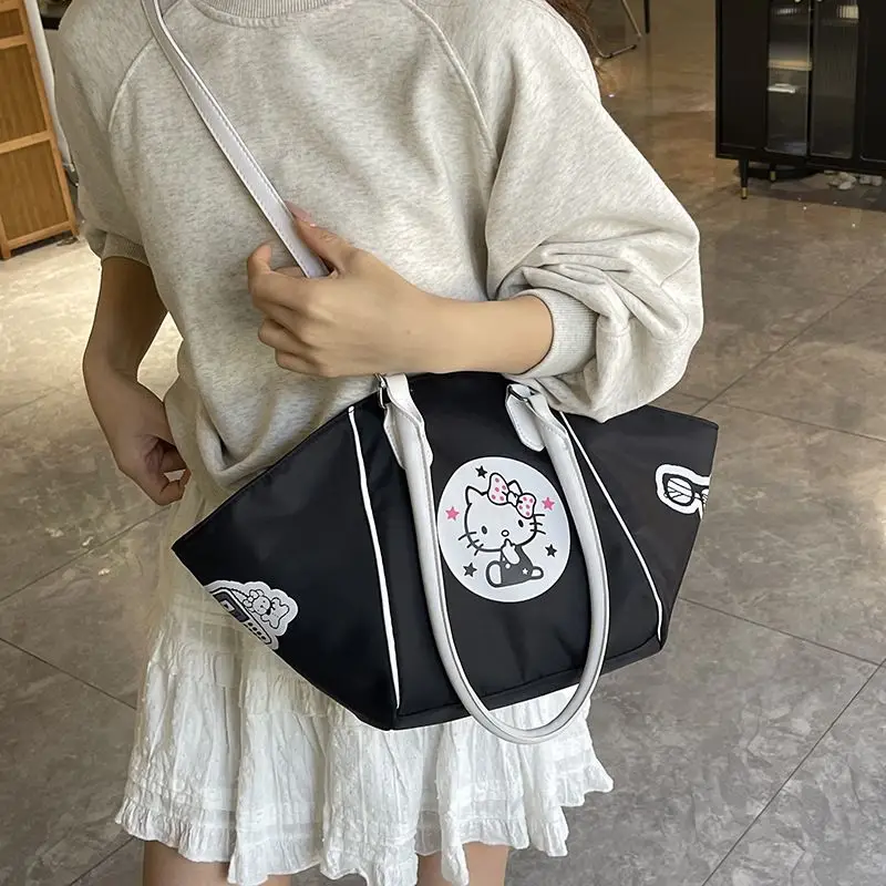 

Stylish New Kitty Women's shoulder Bag Sweet Women's Tote Bag Large-capacity Cat Handbag Commuter Tote Bag Kawaii Women's Pouch