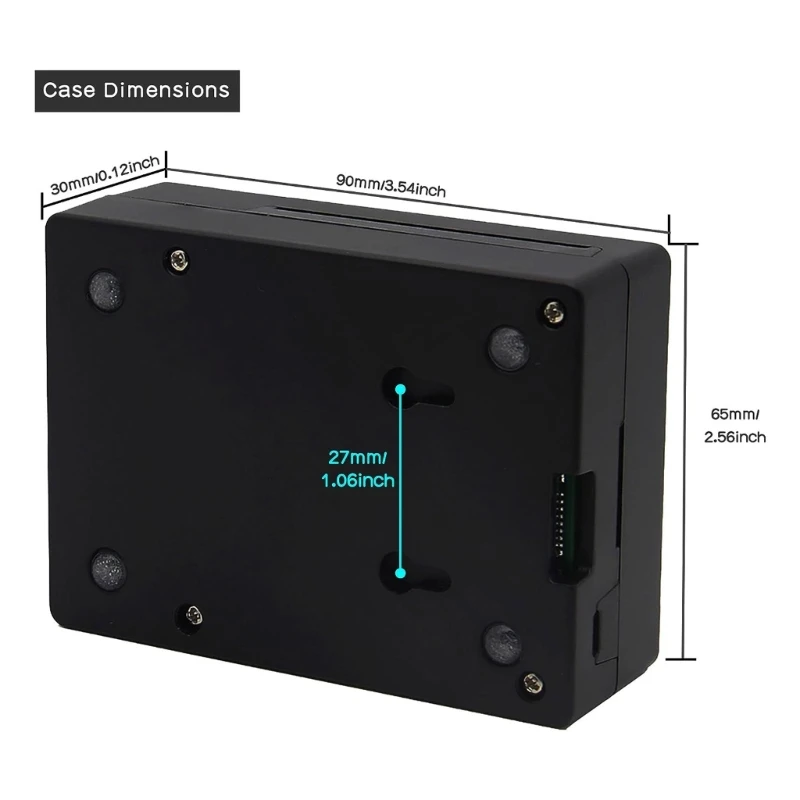 Obudowa dlaRaspberryPi3b 3b + ABSShell Wentylator Radiatora Płyta Główna Komputera