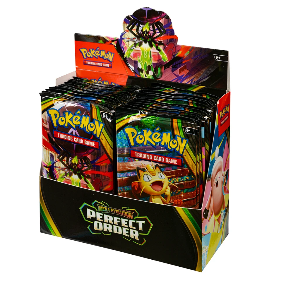 360Pcs English Pokémon TCG:MEGA EVOLUTION PERFECT ORDER Box