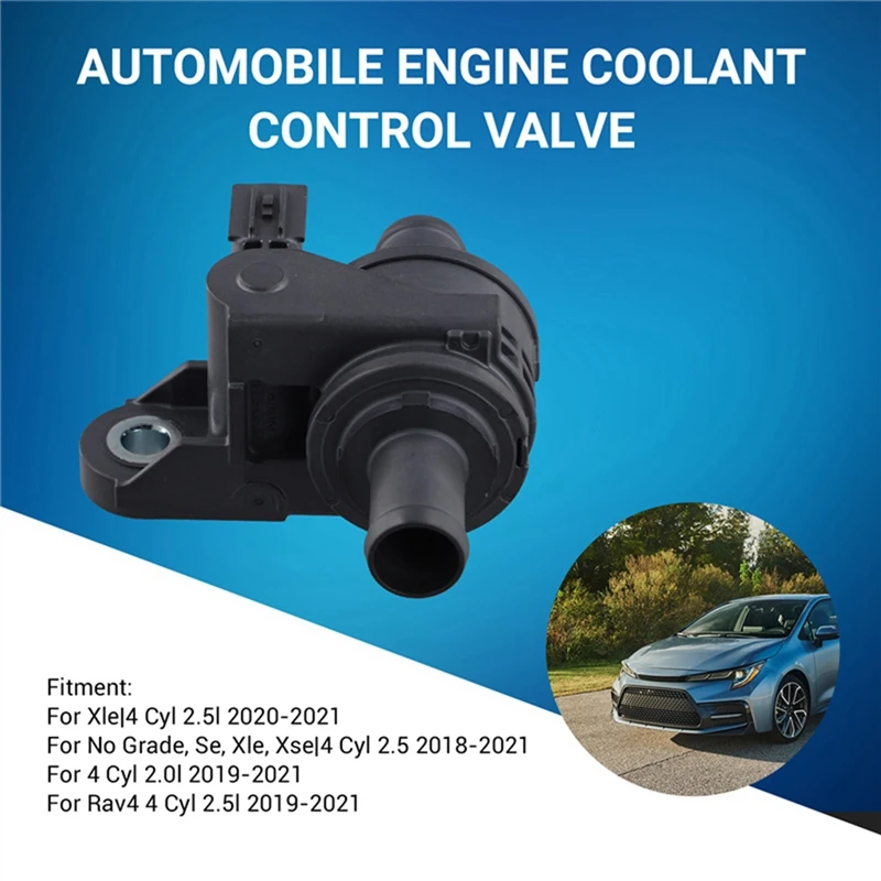 Heater Wate Valve 16671-24020 For Toyota Avalon RAV4 Corolla Camry 18-21 Engine Coolant Flow Control Valve 16671-F2020