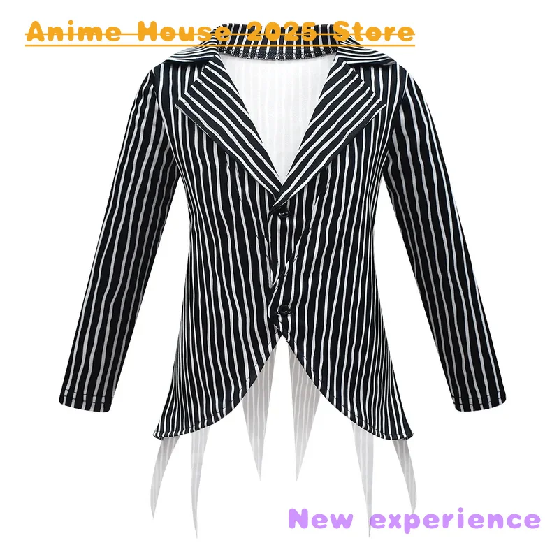 Disfraz de Anime de pesadilla antes de Navidad, disfraz de Anime para niños, uniforme, ropa de fiesta de Carnaval y Halloween, 2025