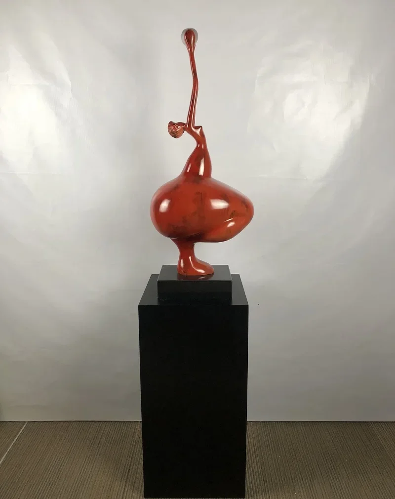 عمل فني على شكل مجسم تجريدي، نموذج إبداعي حديث لتزيين الغرفة من الأرض إلى السقف، خزانة مشروبات منزلية لغرفة المعيشة #4