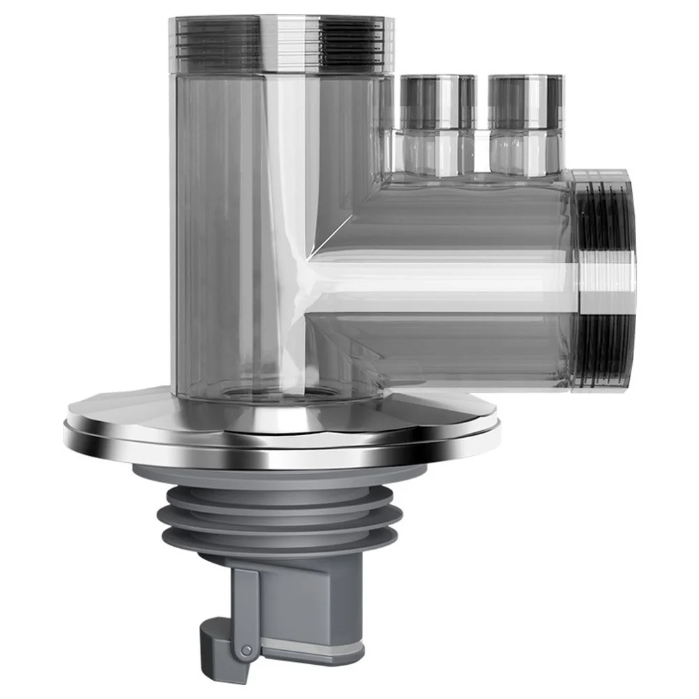 Waterproof ABS Drain Pipe 50mm German Style Connector for Basin Sink Dishwasher Garbage Disposal Water Purifier