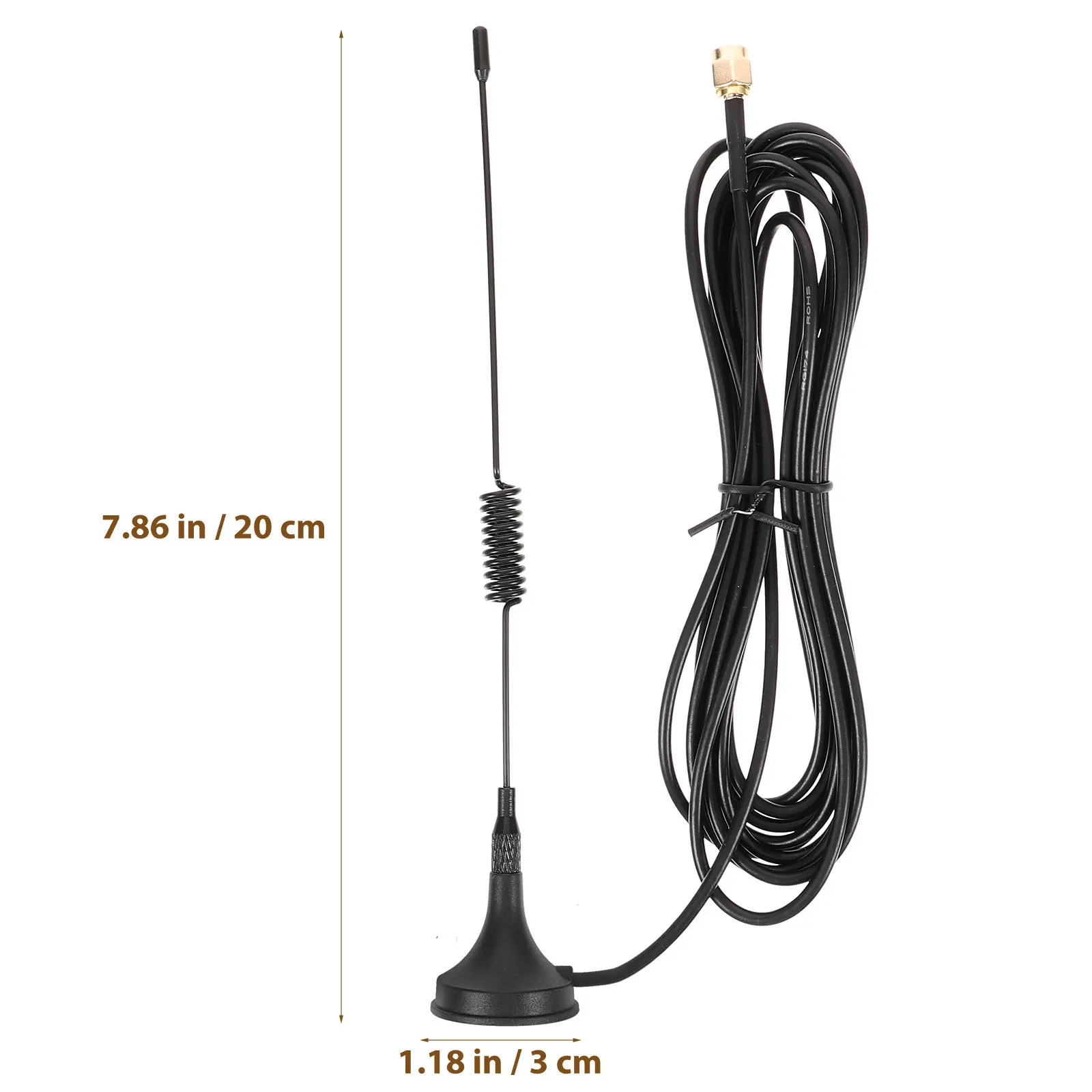 Professional Magnetic Antenna Mount Base High Gain Design Compatible Gsm 2G 3G 4G for Car Truck Mobile Transceiver Easy Setup