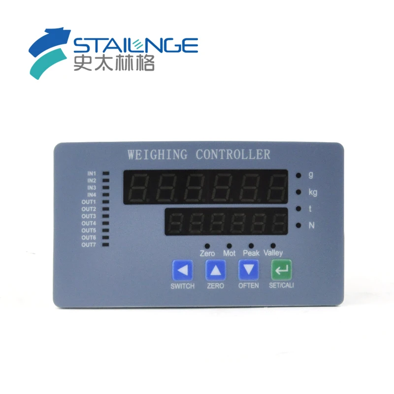 KV-4C Dual-row LED Display Scale Weighing Weigh Bridge Indicator For Digital Intelligent Display Instrument