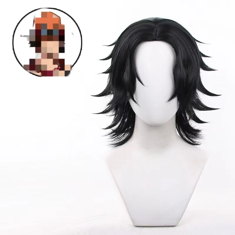 

Парик для косплея аниме Эйс Синтетический короткий вьющийся парик Portgas D Ace Аниме Козер Термостойкое волокно с розовой сеткой Парик высокого качества