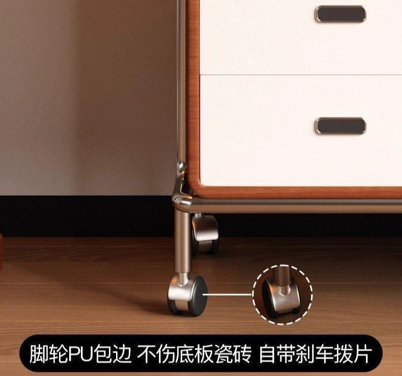 Solid wood multi-functional bar cabinet, entrance counter storage side cabinet, household bar table