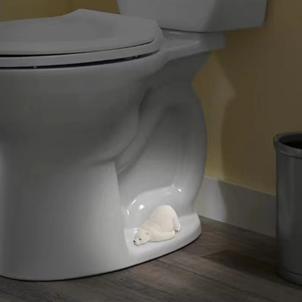 

Универсальные колпачки для унитазов, накладки в форме медведя для нижней части унитаза, накладка на винт из смолы, декоративная ванная комната