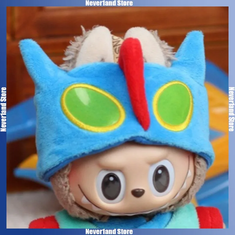 جديد Labubu الملابس الكرتون عمل كامين شين تشان قبعة Weskit الأحذية 5 قطعة مجموعة صغيرة أفخم دمية الملابس موضة إكسسوارات دمي