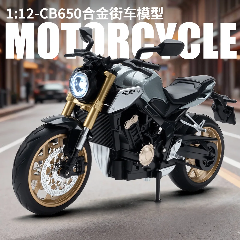 

Модель мотоцикла CB650 из сплава, масштаб 1:12, сувенир, игрушка, оптовый подарок
