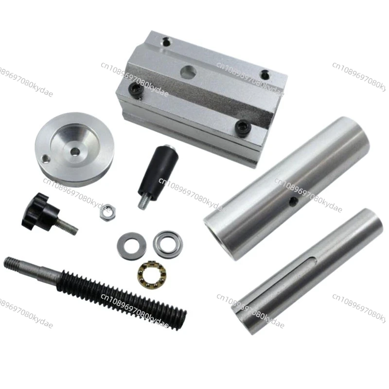 

DIY Micro Lathe Tailstock Slider Tailstock Assembly + B12 Drill Chuck + Live Beads Machine Spindle Set