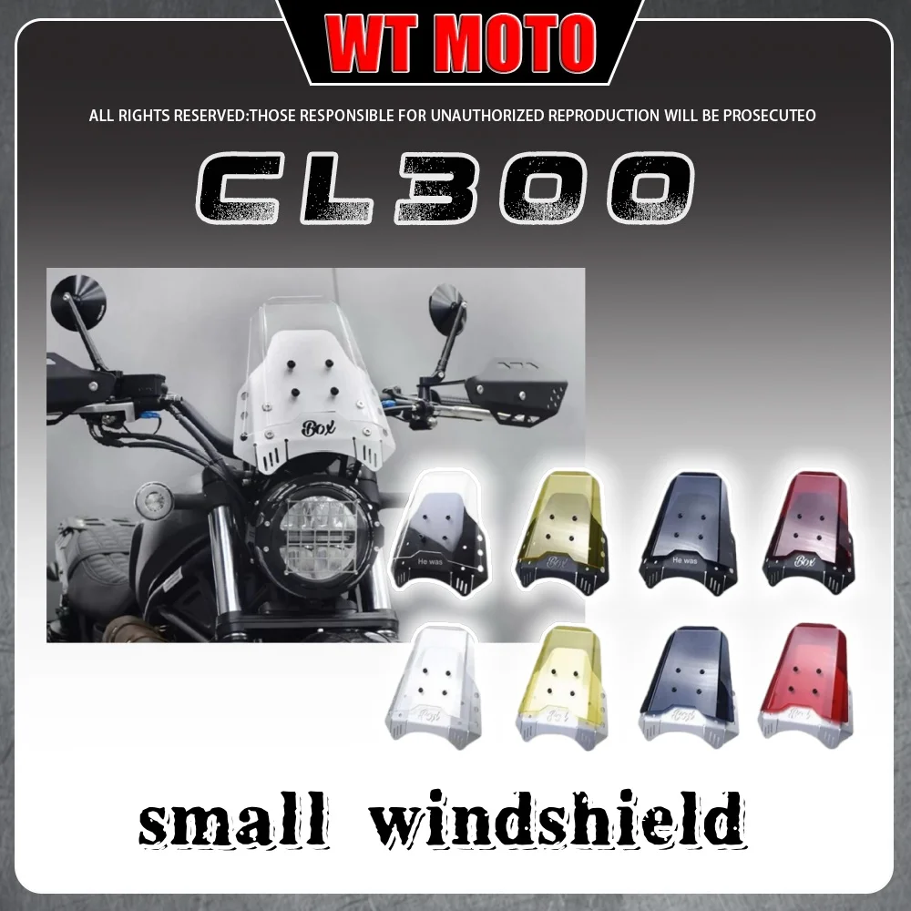 

Для Honda CL300/500, прозрачная крышка лобового стекла из алюминиевого сплава/накладка на переднее лобовое стекло.