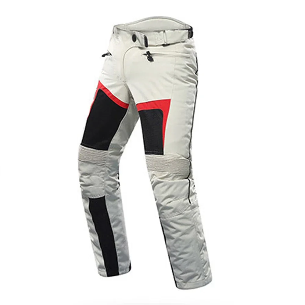 

Breathable Men's Motorcycle Pants Wear-Resistant Cycling Pants Anti-Fall Men's Biker Pants Hook and Loop Fasteners Comfortable