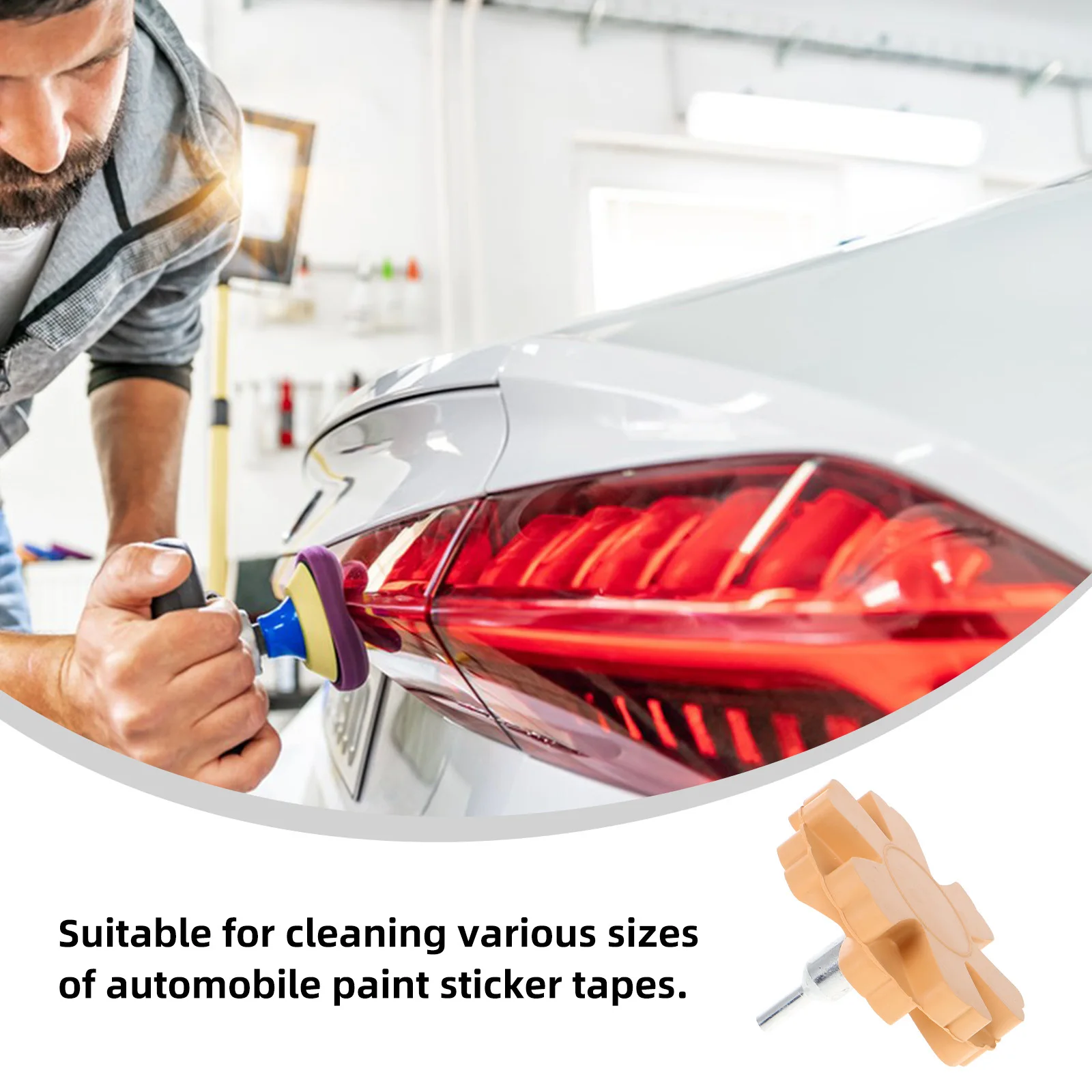 Lijm Remover Wiel Rubber Gum Voor Auto Decals Sticker Residu Removal Tool Decal Verwijdering Wiel Auto Kras Gum