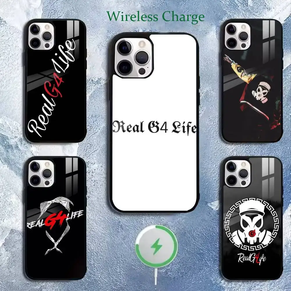 

N-Nengo Flow Real G4 Life Phone Case For iPhone 11,12,13,14,15,16,17Plus,Pro,Max for Wireless Charging