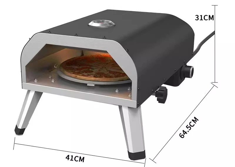 11-16 inch outdoor portable pizza oven pizza oven rotating pizza oven
