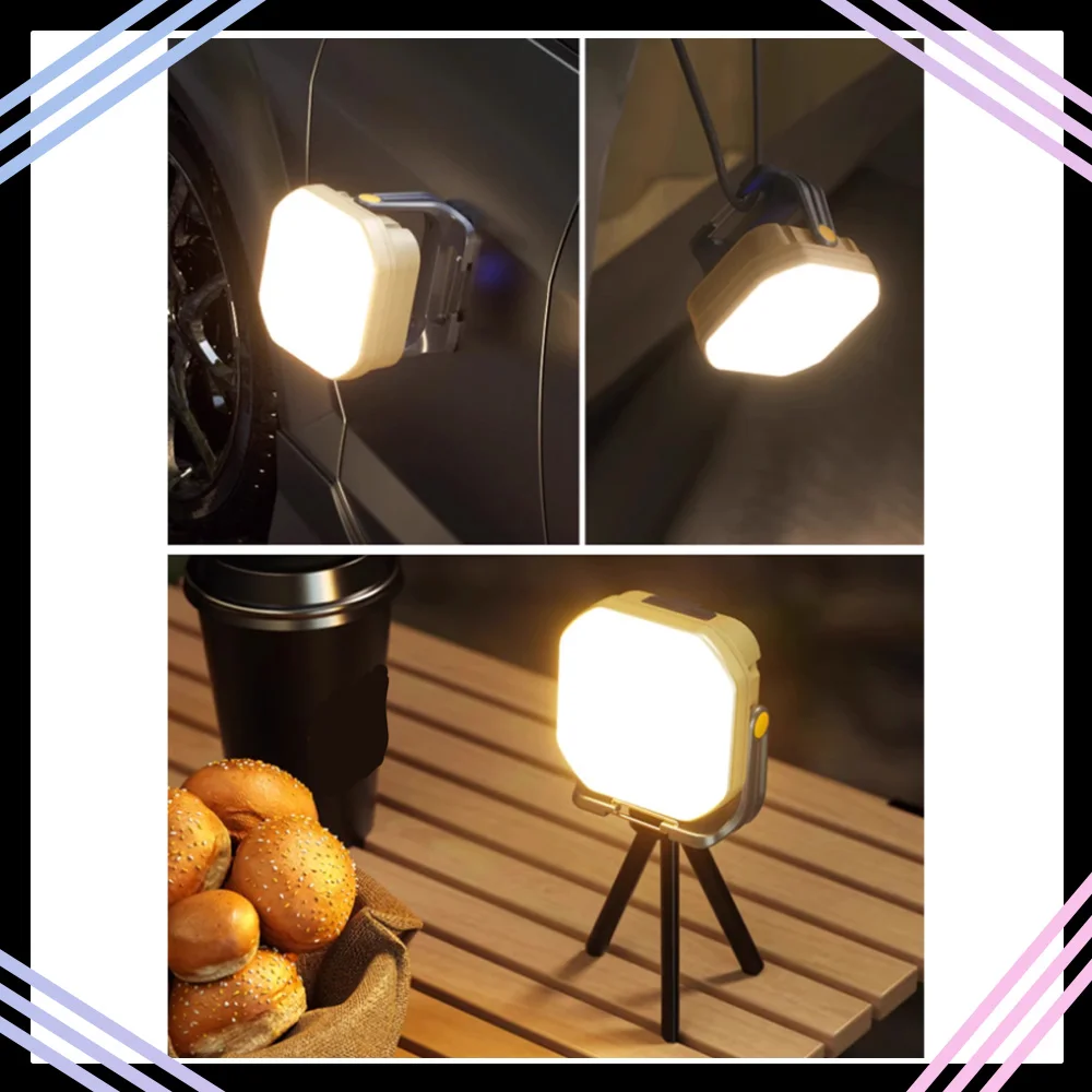 

LEM E68/E88 Лампа для кемпинга USB Перезаряжаемая лампа для кемпинга Портативная непромокаемая уличная лампа 5000 мАч 1000LM Легкий магнитный