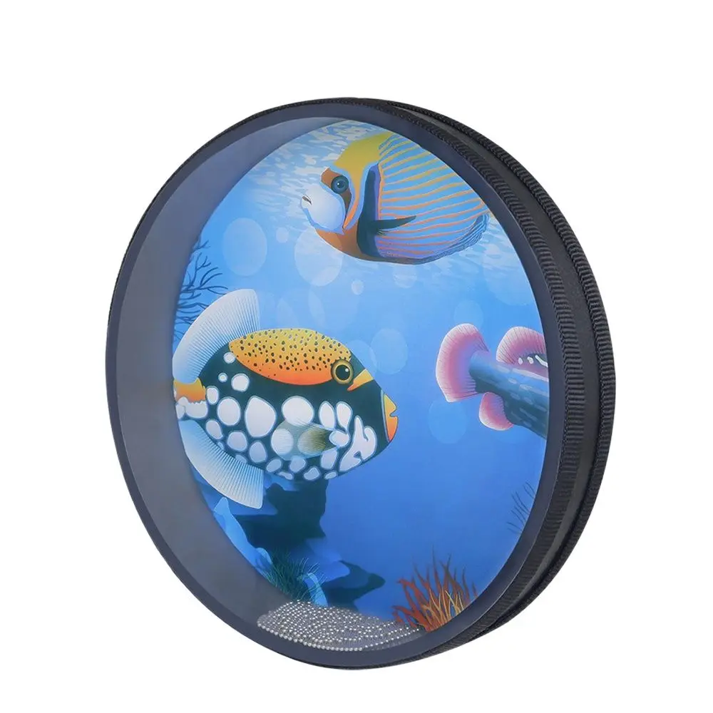 

8/10 Inches Ocean sound Tambourine sea Wave Sound Hand drum Children Orff Instrument Percussion For Baby Music Learning Gifts