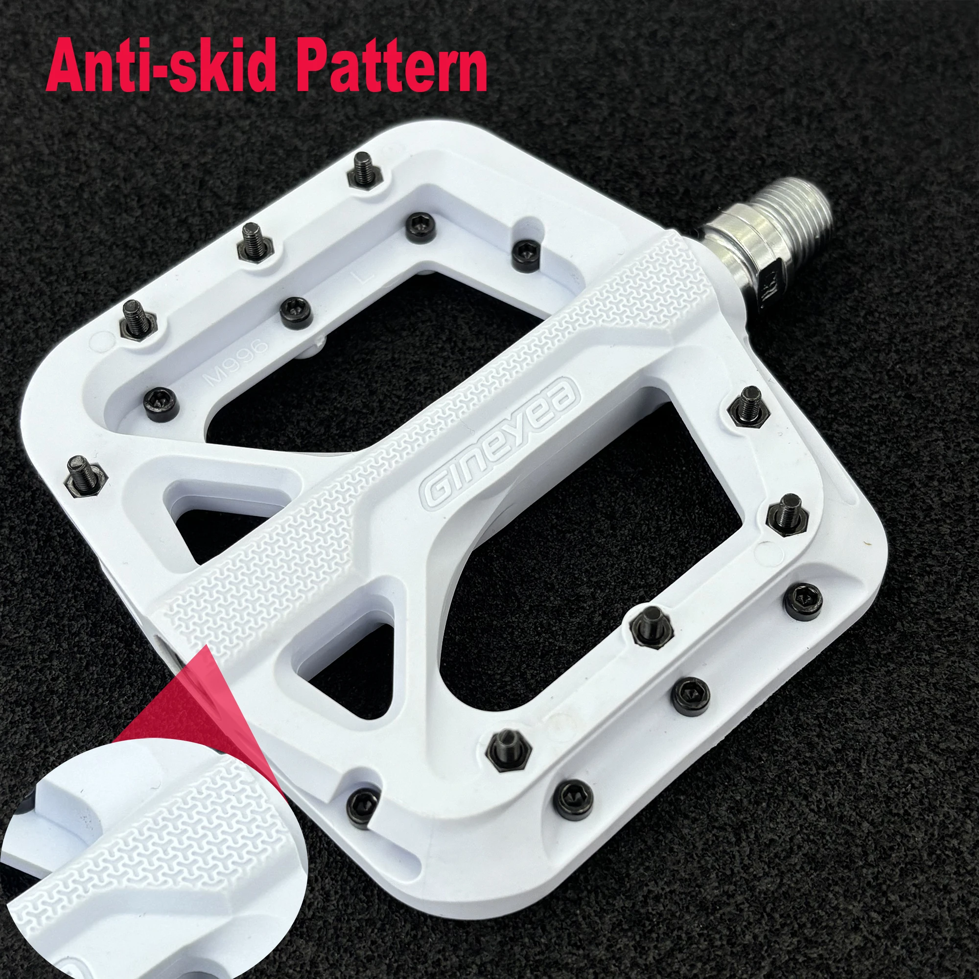 Gineyea Mouantain Bicycle BikePedal Anti-slip Ultralight Nylon  MTB Mountain  Pedal 2 Sealed Bearings Pedals Bicycle Accessories image 5