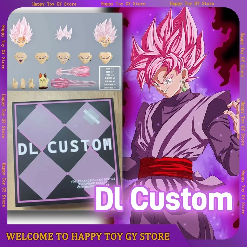 

Dl Custom Dragon Ball Z Фигурка Модель Super Saiyan Rosé Son Goku Black Zamasu Head Аксессуары Аниме Фигурки Подарки Игрушки