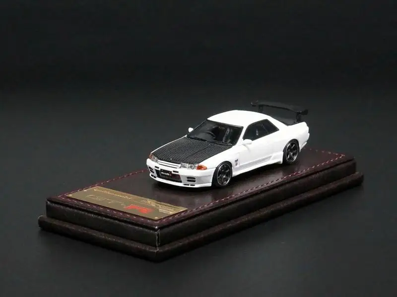 IG 1:64 R32 Skyline Golden Box JDM Simulation Limited Edition Resin Metal Static Car Model Toy Gift