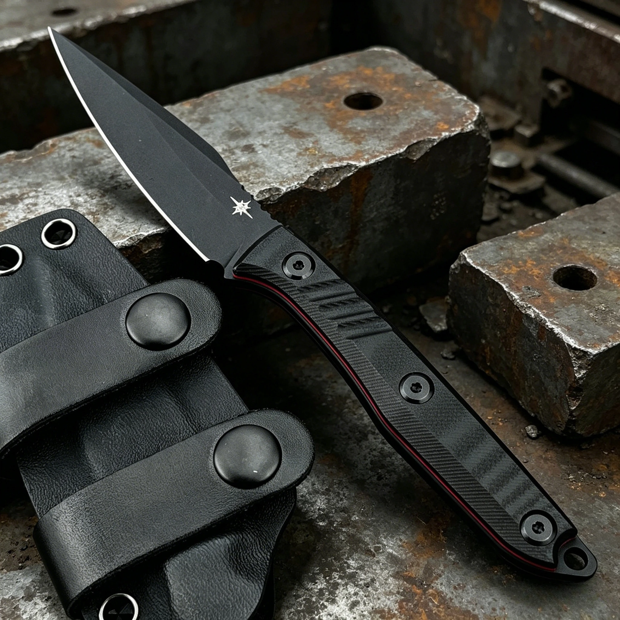 

Multi-Purpose Fixed-Blade Knife Outdoor Camping Knife 8Cr13MoV Steel Blade G10 Handle Includes Sheath Cutting Tool for Men