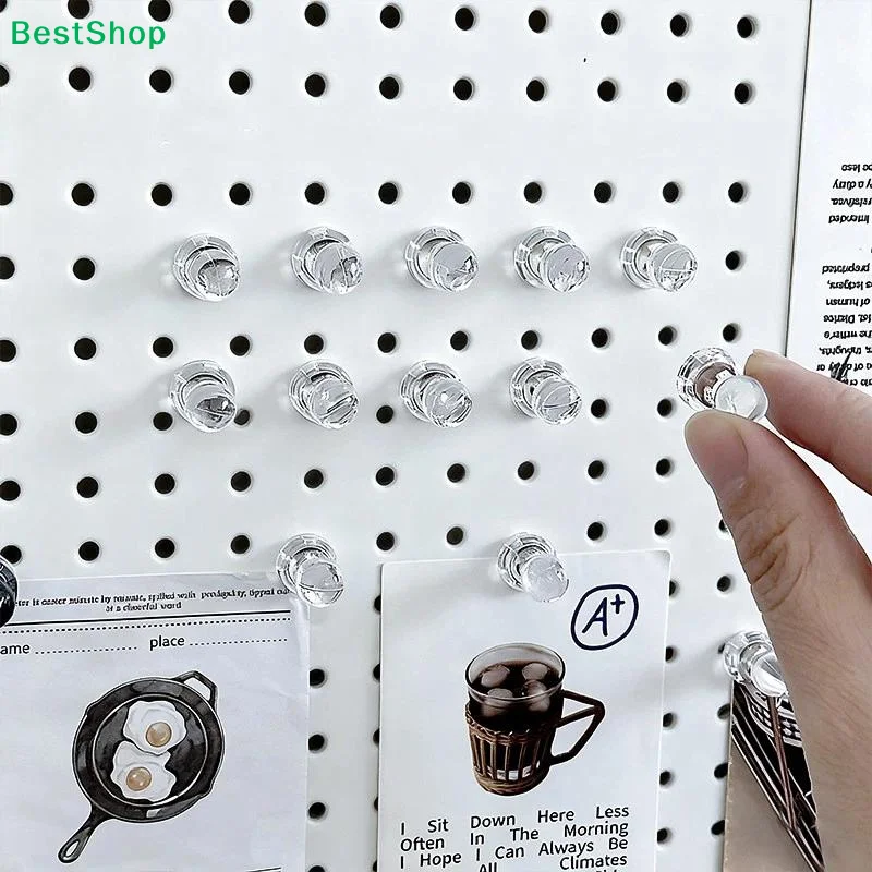 Strong Neodymium Noticeboard Pin Magnets Fridge DIY Whiteboard Uses In Office Advertising Education And Other Pur 10pcs