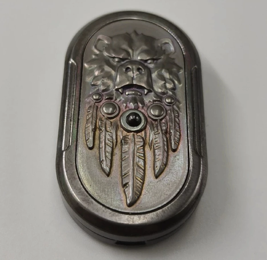 Używana naszywka EDC TK Zirconium Bear Patch+Third Generation Zirconium Dog Body fidget slider Zabawki dekompresyjne